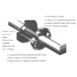 Kép 3/8 - Scoop Thema 1106 SBL rozsdamentes acél körrozettás kilincsgarnitúra SlideBloc Light mechanikával