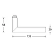 Kép 4/8 - Scoop Thema 1106 SBL rozsdamentes acél körrozettás kilincsgarnitúra SlideBloc Light mechanikával