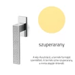 Kép 1/3 - Olivari Diana Chevron szuperarany ablakfélkilincs