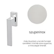 Kép 1/3 - Olivari Diana szuperinox ablakfélkilincs