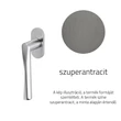 Kép 1/3 - Olivari Dynamic szuperantracit ablakfélkilincs
