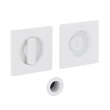 Kép 1/2 - Olivari Giotto Q matt fehér WC záras szögletes húzókagyló pár 65 mm 