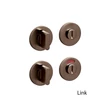 Kép 5/5 - Olivari Flute szuperbronz körrozettás kilincsgarnitúra M270B