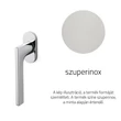 Kép 1/3 - Olivari Lotus szuperinox ablakfélkilincs