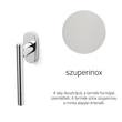 Kép 1/3 - Olivari Stilo szuperinox ablakfélkilincs