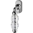 Kép 1/2 - Linea Cali Crystal fényes króm ablakfélkilincs 830 DK CR