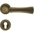 Kép 3/3 - Linea Cali Daisy matt bronz körrozettás kilincsgarnitúra 1070 RB 112 BM