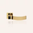 Kép 6/6 - Linea Cali Elios Crystal aranyozott négyzetrozettás kilincsgarnitúra jet black kristállyal 1343 RB 019 OZ