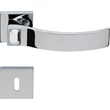 Kép 5/7 - Linea Cali Elios Crystal fényes króm négyzetrozettás kilincsgarnitúra 1340 RB 019 CR