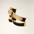 Kép 6/7 - Linea Cali Elios aranyozott négyzetrozettás kilincsgarnitúra 1341 RB 019 OZ