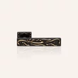 Kép 5/5 - Linea Cali Frida matt bronz négyzetrozettás kilincsgarnitúra 1700 RB 007 BM