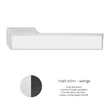 Kép 1/5 - Linea Cali Loft Zincral Legno kilincsgarnitúra