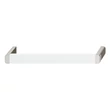 Kép 1/4 - Häfele H1365, 202 mm szálcsiszolt nikkel / fehér bútorfogantyú 106.69.617