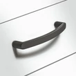 Kép 2/3 - Häfele H2370, 140 mm matt fekete bútorfogantyú 106.70.521