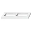Kép 1/3 - Häfele H1320, 104 mm fényes króm szögletes bútorfogantyú 110.34.274