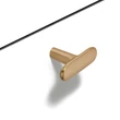 Kép 2/3 - Häfele H2140, 46 mm szálcsiszolt arany bútorgomb 106.70.123