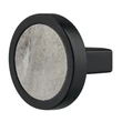 Kép 1/3 - Häfele H2175, 29,5 mm matt fekete / fehér márvány bútorgomb 106.70.180