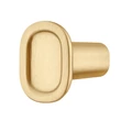 Kép 1/3 - Häfele H2325, 24 mm szálcsiszolt arany bútorgomb 106.70.372