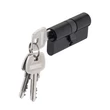 Kép 1/2 - Häfele cilinderbetét 30/35 fekete nikkelezett, dupla henger, Econo standard profil, Startec 916.85.501