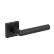 Kép 2/3 - Griffwerk Lucia Professional grafitfekete négyzetrozettás kilincsgarnitúra Smart2Lock funkcióval