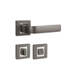 Kép 3/8 - Pascal Cynthia matt grafit/fényes króm négyzetrozettás kilincsgarnitúra HR
