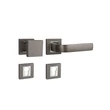Kép 5/8 - Pascal Cynthia matt grafit/fényes króm négyzetrozettás kilincsgarnitúra HR