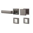 Kép 6/8 - Pascal Cynthia matt grafit/fényes króm négyzetrozettás kilincsgarnitúra HR