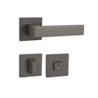 Kép 3/8 - Pascal Hit matt grafit négyzetrozettás kilincsgarnitúra HR SQ6
