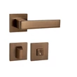 Kép 4/8 - Pascal Hit matt réz négyzetrozettás kilincsgarnitúra HR SQ6