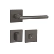 Kép 4/8 - Pascal Prima matt grafit négyzetrozettás kilincsgarnitúra HR SQ6