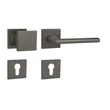 Kép 5/8 - Pascal Prima matt grafit négyzetrozettás kilincsgarnitúra HR SQ6