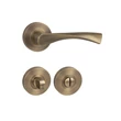 Kép 3/8 - Pascal Spirit matt bronz körrozettás kilincsgarnitúra R