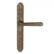 Kép 3/8 - Pascal Wien (255 mm) antik bronz hosszúcímes kilincsgarnitúra SO