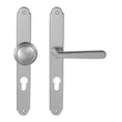 Kép 5/8 - Pascal Wien (255 mm) matt króm hosszúcímes kilincsgarnitúra SO