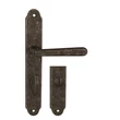 Kép 4/8 - Pascal Wien (238 mm) antik bronz hosszúcímes kilincsgarnitúra SO