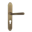 Kép 2/8 - Pascal Wien (238 mm) matt bronz hosszúcímes kilincsgarnitúra SO