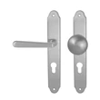 Kép 6/8 - Pascal Wien (238 mm) matt króm hosszúcímes kilincsgarnitúra SO