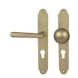 Kép 6/8 - Pascal Wien (238 mm) matt arany (natural) hosszúcímes kilincsgarnitúra SO