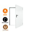 Kép 1/4 - FORM EI30 acél tűzgátló ajtó DIN (univerzális nyitásirány)