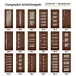 Kép 5/6 - Solid ajtócsalád üvegezéi lehetőségek