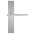 Kép 1/2 - Formani Tense szatén rozsdamentes acél hosszúcímes kilincsgarnitúra BB100P236