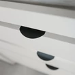 Kép 3/4 - Rujz Design fényes króm 80 mm bútorfogantyú 12.002F