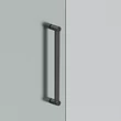 Kép 2/2 - Rujz Design matt fekete 175 mm zuhanyajtó fogantyú 13.006