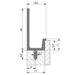 Kép 4/4 - Rujz Design matt króm 146 mm bútorfogantyú 2139