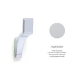 Kép 1/2 - Rujz Design matt króm fogas