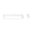 Kép 2/2 - Rujz Design ezüst 415 mm törölköző-tartó 60.008C