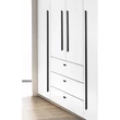 Kép 4/4 - Rujz Design szatén fekete 1090 mm bútorfogantyú 709.16