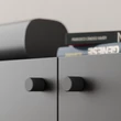 Kép 2/3 - Rujz Design matt fekete bútorgomb 715.18/1