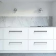 Kép 2/2 - Rujz Design matt fekete 143 mm bútorfogantyú 716.15