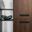 Kép 3/5 - Rujz Design matt fekete 203 mm bútorfogantyú u11.003